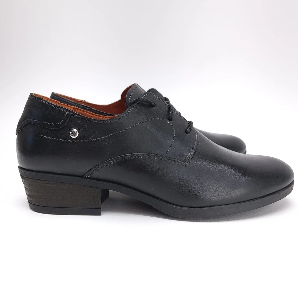 Pikolinos Daroca‎ Bootie W1U-5992 Women's Size 41 Ankle Bootie Black Leather